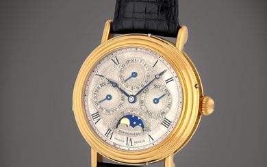Franck Muller A pre-brand minute repeating perpetual calendar wristwatch with...