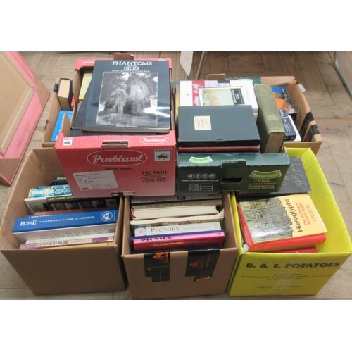 From the David Hall library - Eight boxes of fiction, non fi...
