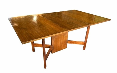 GEORGE NELSON for HERMAN MILLER Mid Century Gate Leg Drop Leaf Dining Table