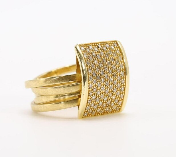 Gabriel & Co. 14KY Gold Diamond Ring