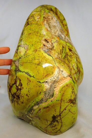 Gaints Beautiful Yellow-Green Opal Freeform (With Natural Little Druse) - 340×230×240 mm - 19502 g