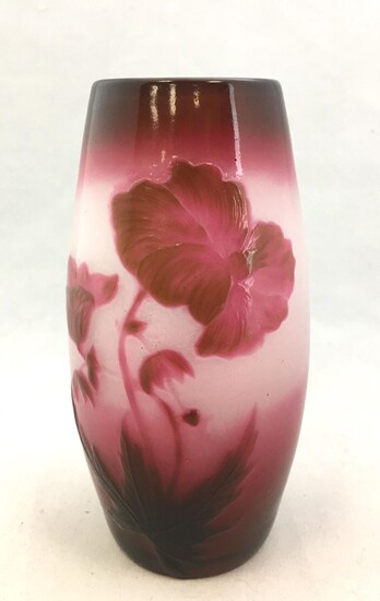 Galle fire polished cameo tumbler