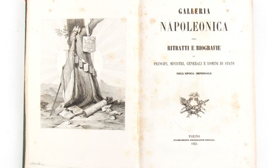Galleria napoleonica - ritratti e biografie, 1853 - Torino