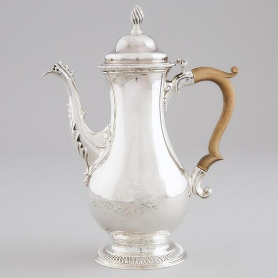 George III Silver Coffee Pot, Charles Wright, London