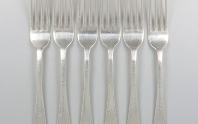 Gerritsen & Van Kempen - Dinner forks "Art-Deco" model 210 (6)