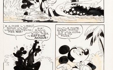Giovan Battista Carpi Mickey Mouse and the Silver Fountain Spell, 1958
