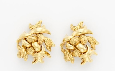 Gold Knot Earrings, Tiffany & Co.