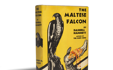 HAMMETT, DASHIELL. 1894-1961. The Maltese Falcon. New York Alfred A. Knopf, 1930.