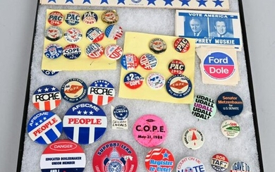 HUMPHREY, FORD, TAFT, COPE, & OTHER BUTTONS