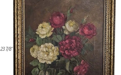 Hand Painted 'Still Life' Oil On Canvas, Signed By American Painter Henry L. Sanger