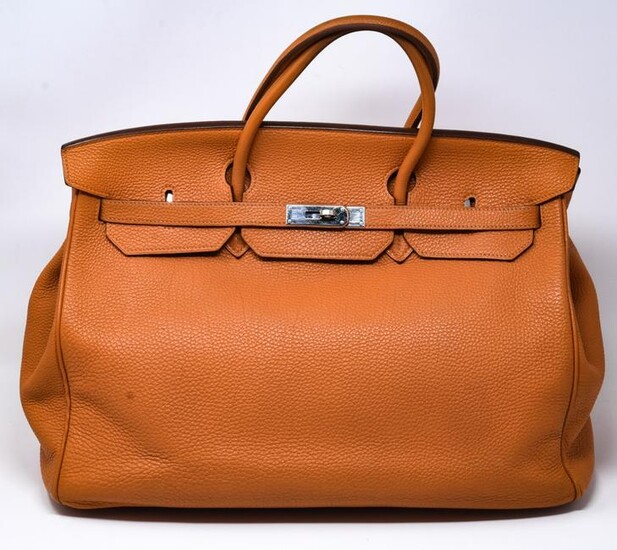 Hermes Birkin Bag 40 CM in Orange w Original Box