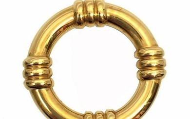 Hermes Scarf Ring Gold Accessories