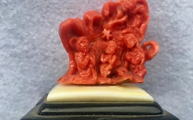 Holy Family - Coral - Second half 19th century