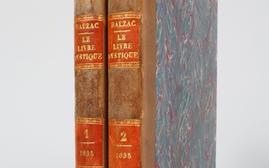 Honoré de BALZAC Le Livre Mystique. Les Proscrits. Histoire intellectuelle de Louis Lambert. Séraphira (sic)....