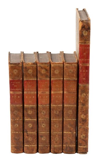 Important French circumnavigation 5 vols. + atlas