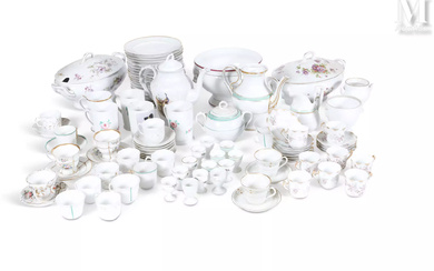 Important lot de porcelaines