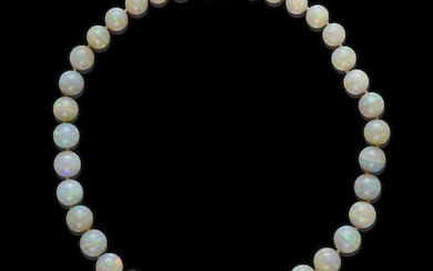 Impressive Australian Crystal Opal Bead Necklace