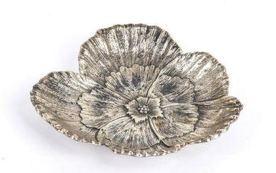 Italian sterling silver flower, mark of GIANMARIA