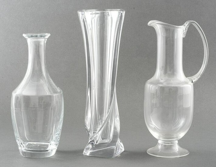 J.G. Durand Decanter, Corfrac Vase and Pitcher, 3