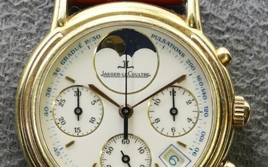 Jaeger-Le Coultre 18KY Gold Moon Phase Watch