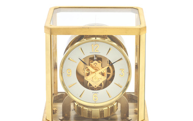 Jaeger-LeCoultre. A gilt brass Atmos clock Circa 1970