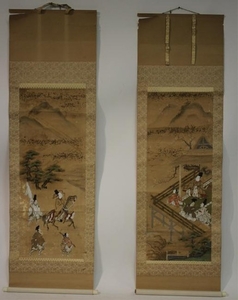 Japanese Scrolls, Ukiyoe School Artists, 1770 AD