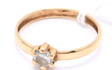 Jewellery Ring Ring 18K 0,9g Ø19 with sto