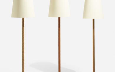 Jo Hammerborg, floor lamps, set of three