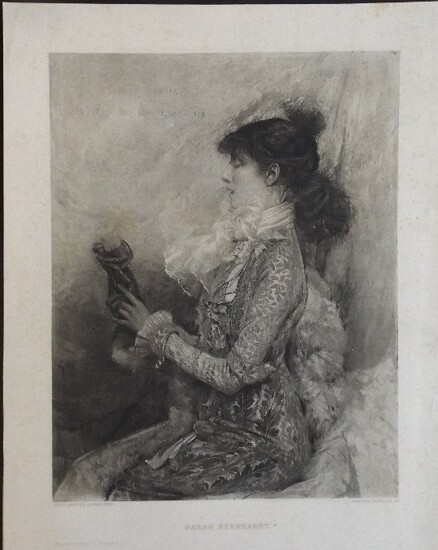 Jules Bastien-Lepage, Portrait of Sarah Bernhardt 1881