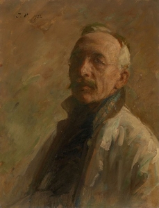 Julius PAULSEN Odense, 1860 - Copenhague, 1940 Autoportrait
