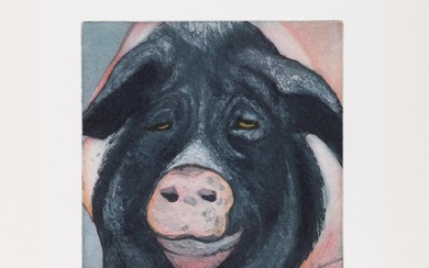 Karin Kneffel (1957 Marl) – 3. Bll aus: Tierköpfe