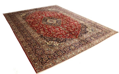 Kashan Top Zustand Fein Korkwolle - Carpet - 398 cm - 295 cm