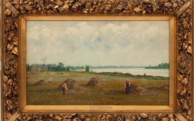 LOUIS PULINCKX (BELGIUM, 1843-10), OIL ON CANVAS, H
