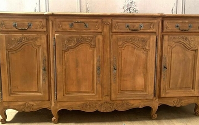 LOUIS XV STYLE NATURAL CHERRY BUFFET