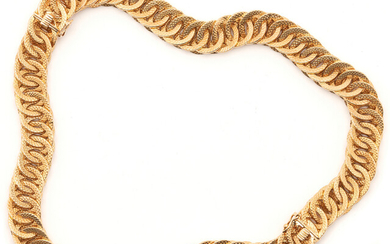 Ladies 18K Yellow Gold Convertible Choker Necklace