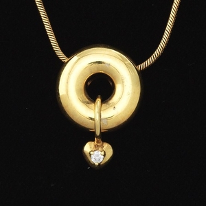 Ladies' Jose Hess Gold and Diamond Necklace