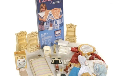 Lafayette Doll House Model Kit with Doll Furniture, Clothing, and Accessories