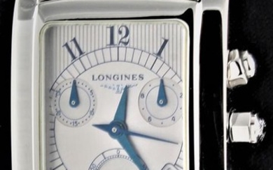 Longines - Dolce Vita 28 Chronograph - Swiss Glory - Ref No. L5.656.4.16.6- Excellent Condition - Warranty - Men - 2011-present