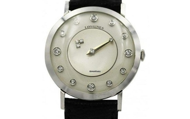 Longines Mystery Dial 14k White Gold