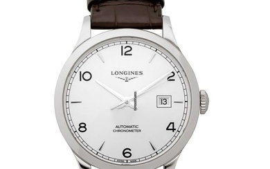 Longines Record L28214762 - Record Automatic Silver Dial Men's Watch