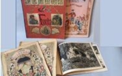 Lot de collections d'images fin 19e siècle et ouvrages