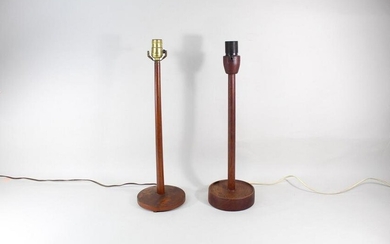 Lot of 2 Mid-Century Modern Swedish Teak Lamps