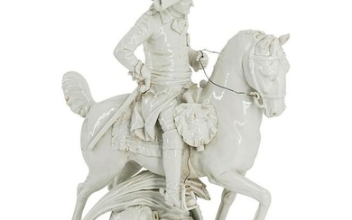 Ludwigsburg "Frederick II on Horseback" Porcelain
