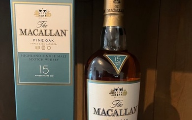 Macallan 15 years old - Fine Oak Triple Cask Matured - Original bottling - 700ml