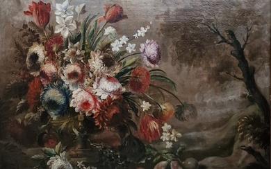 Maestro napoletano (XVII-XVIII) - Trionfo di fiori