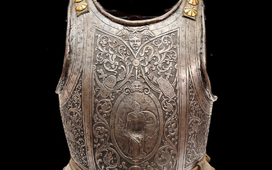 Magnificent Forged Steel Armor Breast Plate and Similar Back Plate,...