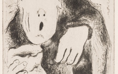 Marc Chagall (1887-1985) L’Avarice. (Pl. 4 pour J. Giraudoux et al., Les Sept péchés capitaux,...