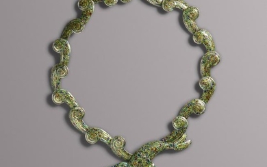 Margot de Taxco, Articulated enamel fish necklace