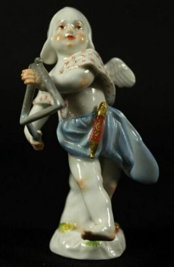 Meissen Figure Of Man With Triangle