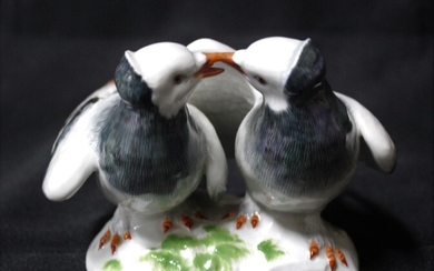 Meissen Porcelain Grouping of Doves